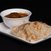A1. Roti Canai · It's Malaysian all time favorite,malaysian style pancake w. curry chicken & potato dipping s...