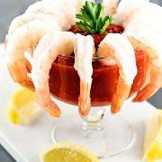 Gamberetti Crudo · Chilled jumbo shrimp served with a classic cocktail sauce.