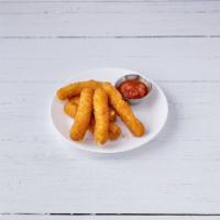 Kids Mozzarella Sticks · 4 pieces. Served with french fries.
