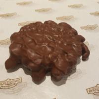 Milk Chocolate Pecan Bear · Pecans and chewy caramel enrobed in milk chocolate