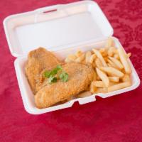 10. Whiting Fish Sandwich Combo · Served with fries and can soda.