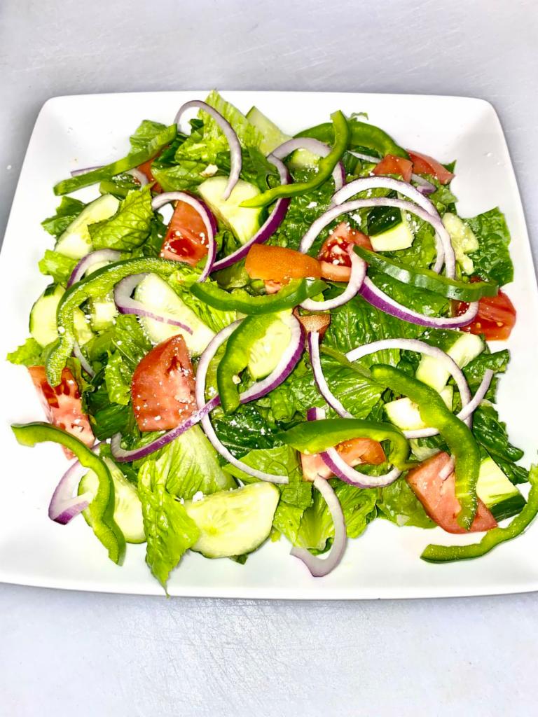 Garden Salad Platter · Green salad with mixed vegetables. 