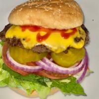 Cheeseburger · Lettuce, tomato & mayo 