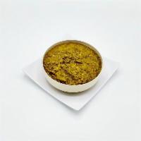 Whole Lentil Stew · Mild. Whole lentils sauteed in onion, fresh garlic, ginger, and turmeric.