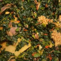 Efo Riro (Spinach) only · Spinach. Nigerian spinach stew made with 'efo shoko' (spinach).