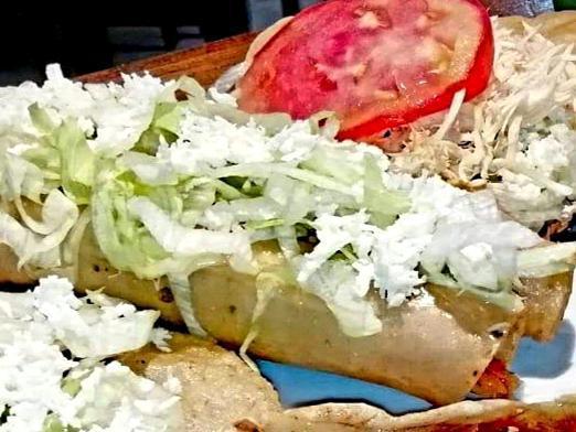 Flautas · 3 pieces. Chicken, beef, pork or mashed potato. Served with a lettuce salad, cheese and sour cream.