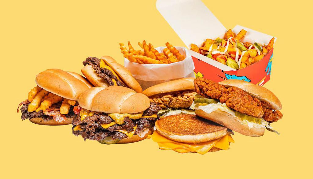 MrBeast Burger · American · Sandwiches · Burgers · Comfort Food · Desserts