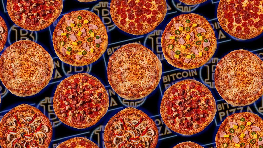 Bitcoin Pizza · Pizza · Salad · Desserts