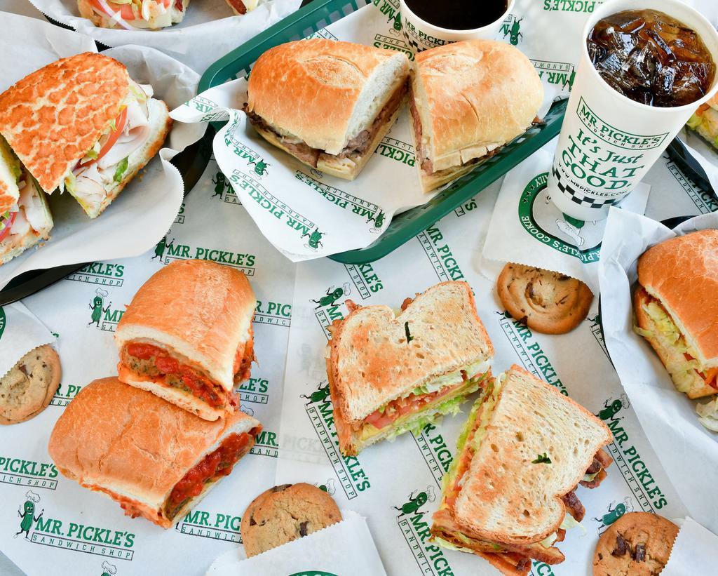 Mr. Pickle's Sandwich Shop · Breakfast · Salads · Sandwiches · Subs