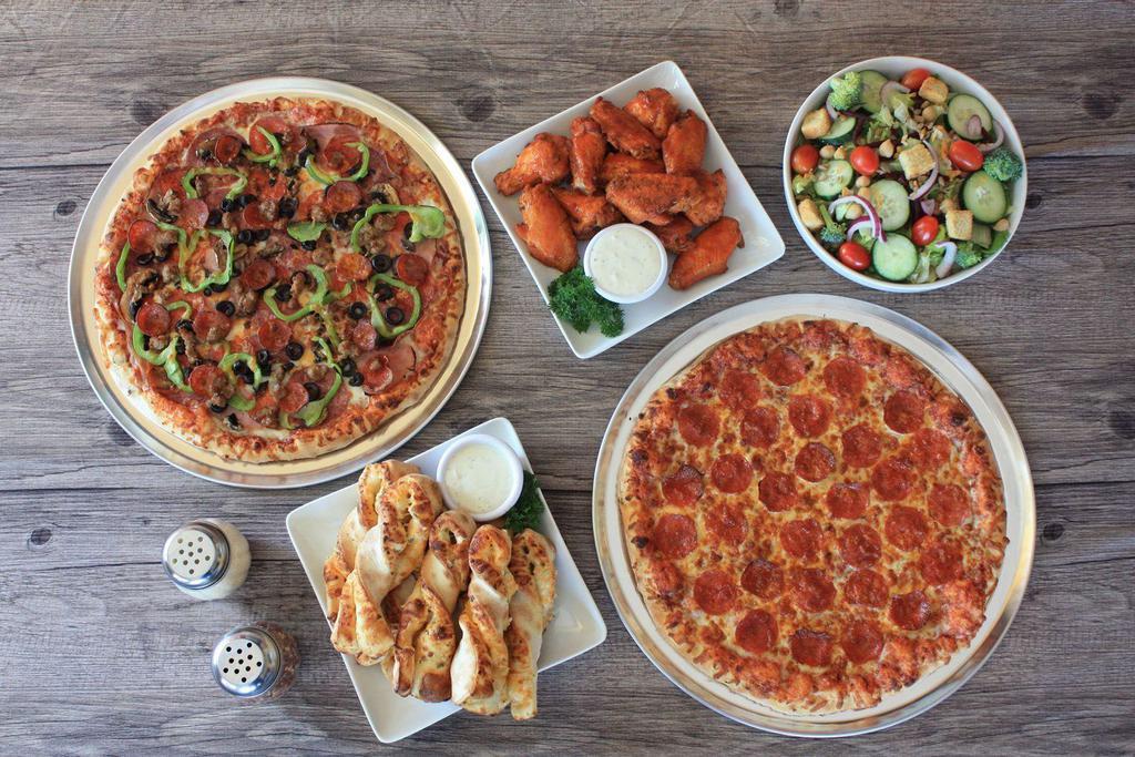Straw Hat Pizza · Pizza · Sandwiches · Wings