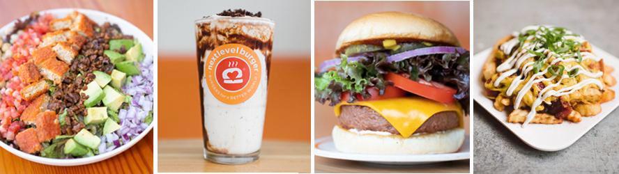 Next Level Burger · Burgers · American · Salad · Vegan · Vegetarian