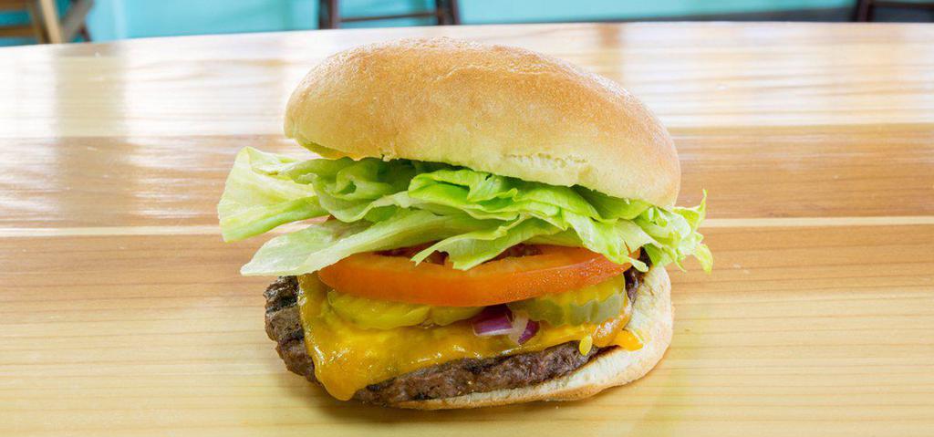 Mojo Burger · Burgers · Salad · Hot Dogs