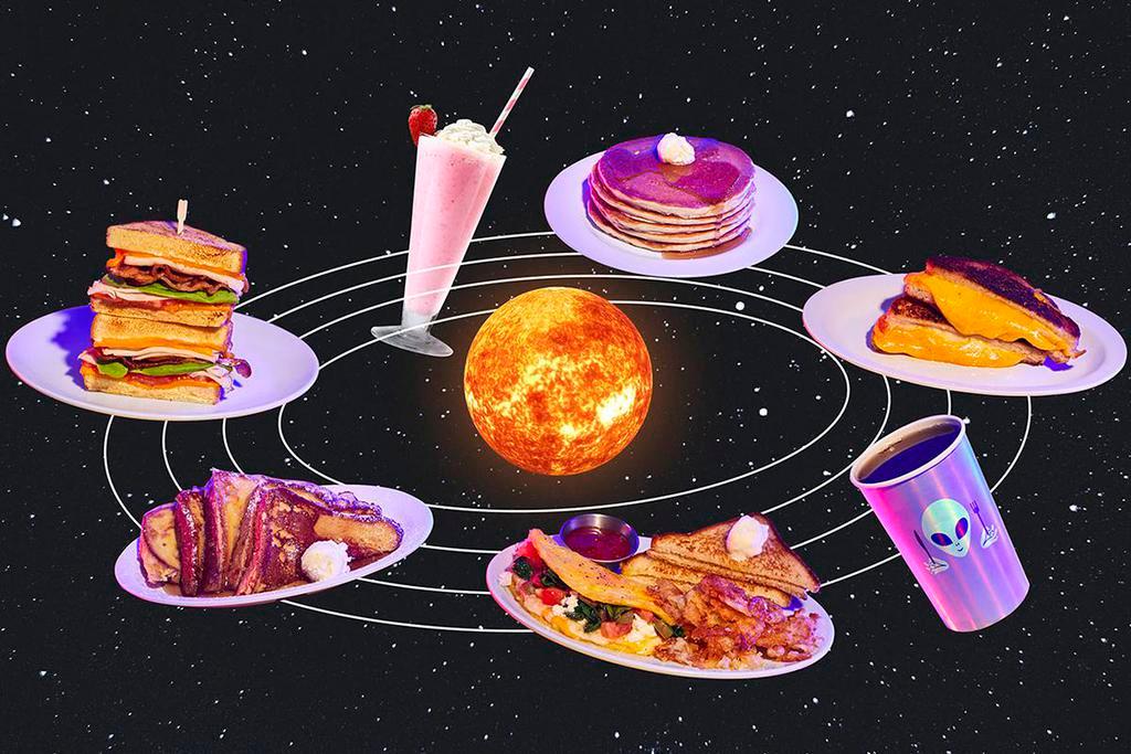Diner Universe · Burgers · American · Food & Drink · Sandwiches · Breakfast