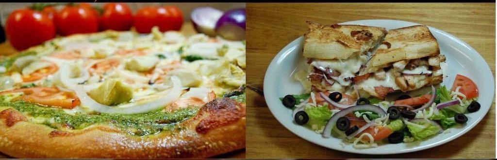Stefano's Pizza · Calzones · Dinner · Pizza · Salads · Sandwiches