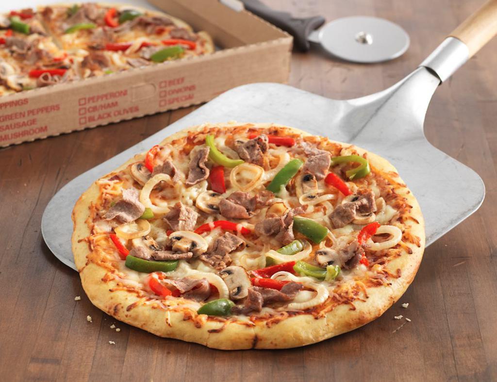 QS Halal Pizza · Dinner · Comfort Food · Mediterranean · Halal · Pizza
