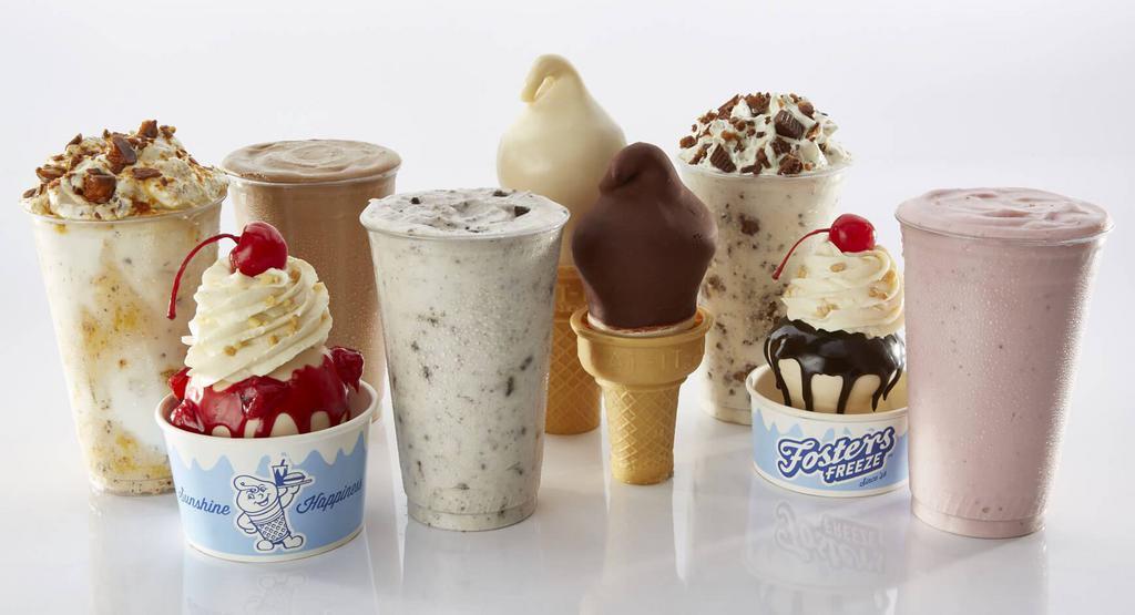 Fosters Freeze · Ice Cream & Frozen Yogurt · Dessert · Kids Menu · Burgers · American · American · Chicken · Hamburgers