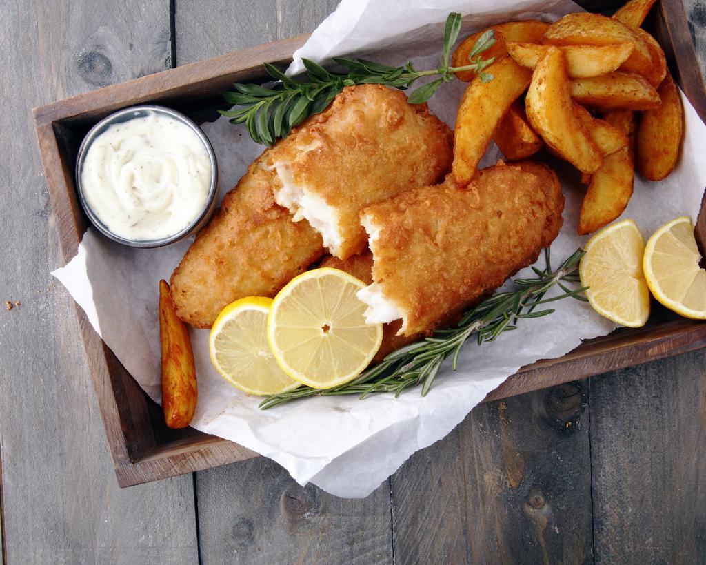 London's Fish N Chips · British · Seafood · Desserts · Salad