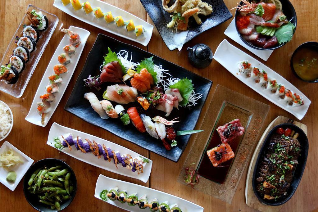 Ginza Sushi · Alcohol · Sushi Bars · Sushi · Japanese · Dessert · Salads