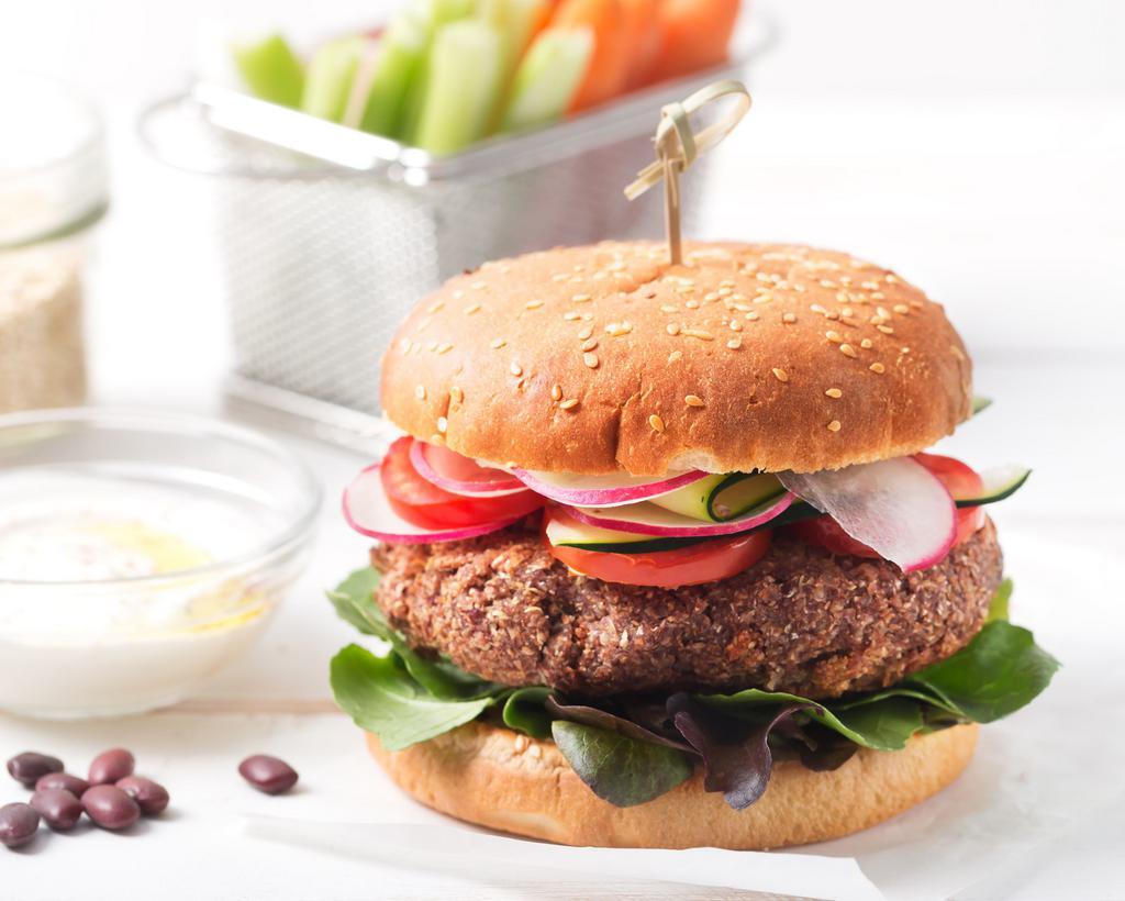 Celebrity Vegan Burger · Vegan · Chicken · Smoothie · Burgers