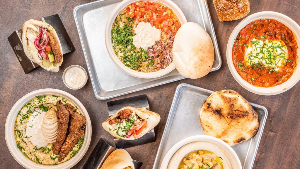Hummus Bodega · Vegetarian · Mediterranean · Vegan · Kosher · Lunch · Dinner · Middle Eastern