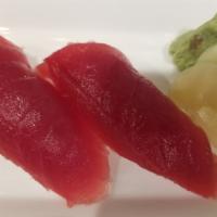 Maguro Nigiri · Ahi Tuna on sushi rice (2pc)
