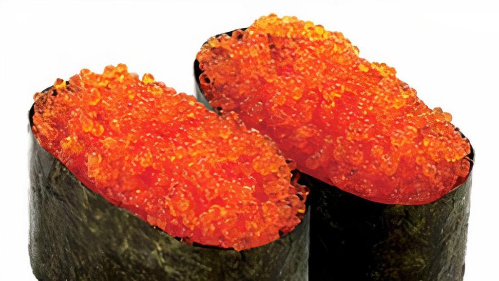 Tobiko Nigiri · Flying fish roe over sushi rice (2pc)
