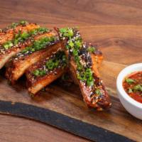 Gochujang Ribs by Mac 'n Cue · By Mac 'n Cue by International Smoke. 5 Smoked St. Louis Cut Ribs. Featuring our house BBQ s...