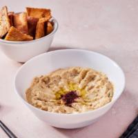 Babaganoush (VG) by SAJJ Mediterranean Express · By SAJJ Mediterranean Express. Includes a free side of pita chips. Contains gluten, soy, and...