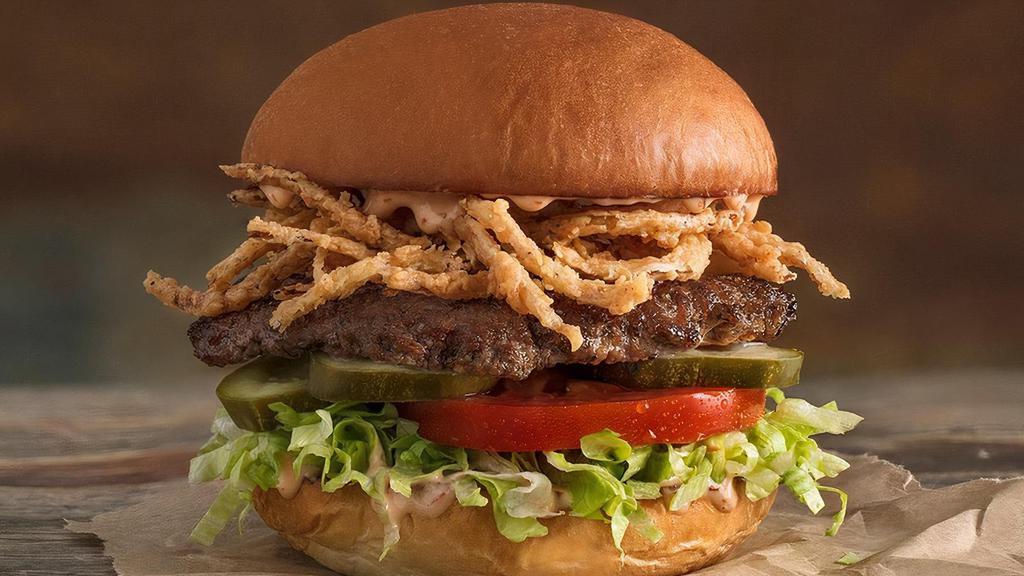 Build Your Own Certified Angus Beef® Burger · Fresh, Never-Frozen Certified Angus Beef® with your choice of artisan buns, toppings and sauces.