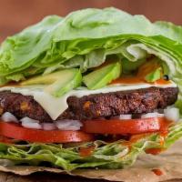 Build Your Own Veggie Burger · Black Bean Vegan with your choice of artisan buns, toppings and sauces