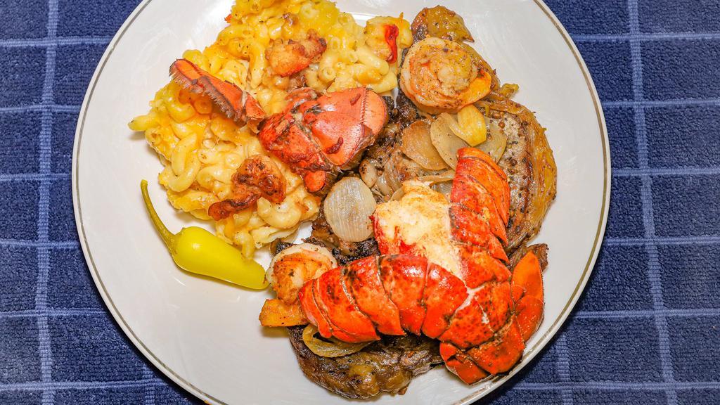 California  King · Juicy steak
Partner with amazing lobster
Seafood Mac & cheese
Stuffed mushroom