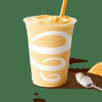 Orange Dream Machine®  · orange juice, orange sherbet, soymilk, fat free vanilla frozen yogurt. 440 cal. (Contains: M...