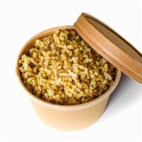 Ben's Millet & Brown Rice · protein-rich millet & brown rice cooked BFF style // gluten, dairy, soy free // 100% plant b...