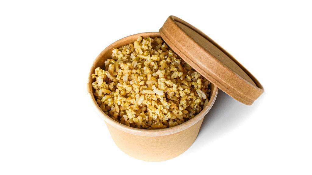 Ben's Millet & Brown Rice · protein-rich millet & brown rice cooked BFF style // gluten, dairy, soy free // 100% plant based