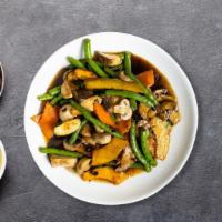 Mixed Vegetables · Assorted fresh vegetables sauteed with bean cake and soy bean sauce.