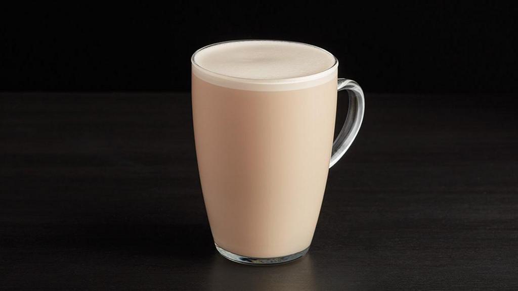 Chai Latte · Peet’s take on a traditional Indian cup. Our own blend of teas and spices, lightly sweetened, with steamed milk.