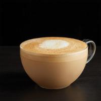 Havana Cappuccino · Bold espresso swirled with sweetened condensed milk, topped with creamy steamed milk, and fi...