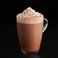 Dark Chocolate Mocha · Dark chocolate and Dutch cocoa, topped with whipped cream.