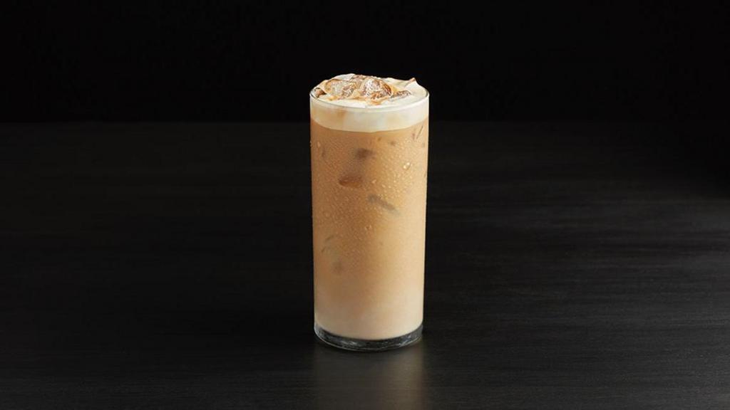 Iced Vanilla Latte · Madagascar Vanilla takes a refreshing turn with cold milk and freshly pulled espresso, poured fresh foam.
