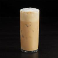 Iced Cappuccino · Fresh, chilled milk foam, rich espresso and cold milk served over ice.