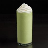 Matcha Frappé · Pure Japanese Matcha green tea finds a creamy complement in cold milk and ice. Topped off wi...