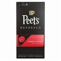 Crema Scura Espresso Capsules (10 Ct) · Full bodied, earthy, nutty notes balanced by a creamy, enduring finish. Intensity: 9. Compat...