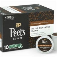 Major Dickason's Blend® K-Cup® Pods (10CT) · Conceived by one of the first Peetniks and refined by Mr. Peet, this premier blend is our al...