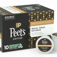 Single Origin Brazil K-Cup® Pods (10CT) · Naturally processed coffee cherries from the Minas Gerais region, sweetened by the Brazilian...