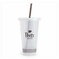 Reusable Peet’s To-Go Iced Cup · Peet's to-go iced cup is reusable and sized tall to fit your favorite drink. Lid and cup are...