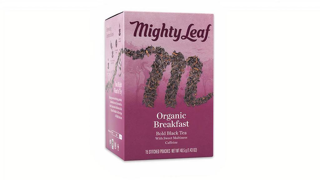 Organic Breakfast Tea Pouches (15 Ct) · Robust body, sweet maltiness and smooth finish.
