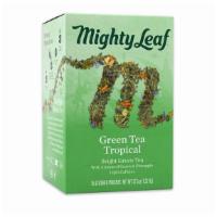 Green Tea Tropical Tea Pouches (15 Ct) · Green Tea Tropical green tea boasts smooth green tea leaves that harmoniously blend with swe...