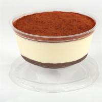 Tiramisu Cup · Tiramisu (“Pick-Me-Up” in Italian), is a luxurious Italian dessert consisting of alternating...