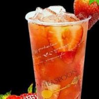 Strawberry Sangria · Fresh strawberry black tea.