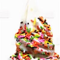 Frozen Yogurt (with Candy Toppings) · 